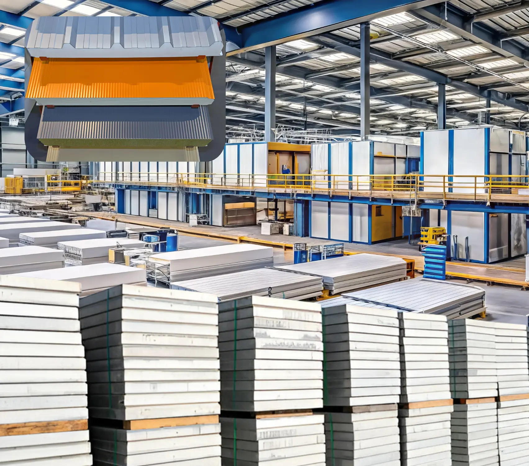 Sandwich Panels Steel buildings