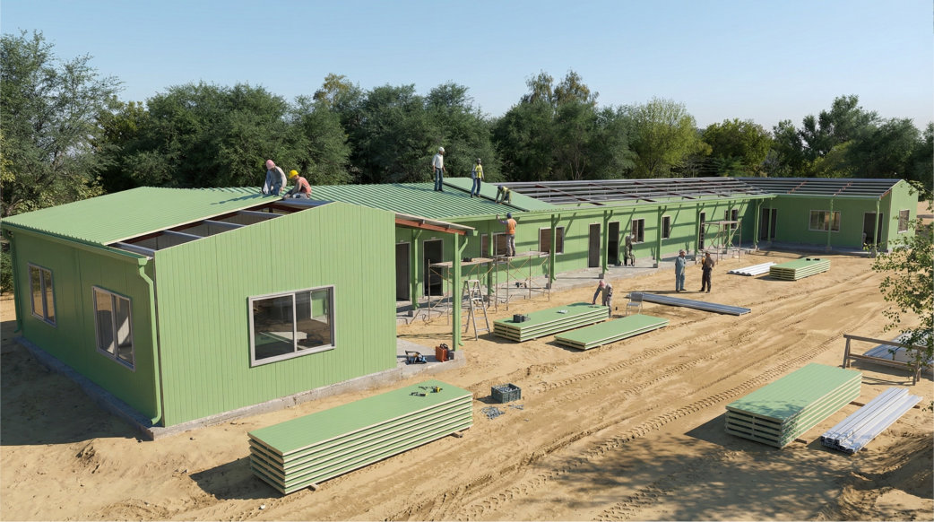 pre engineered steel buildings sandwich panels lahore