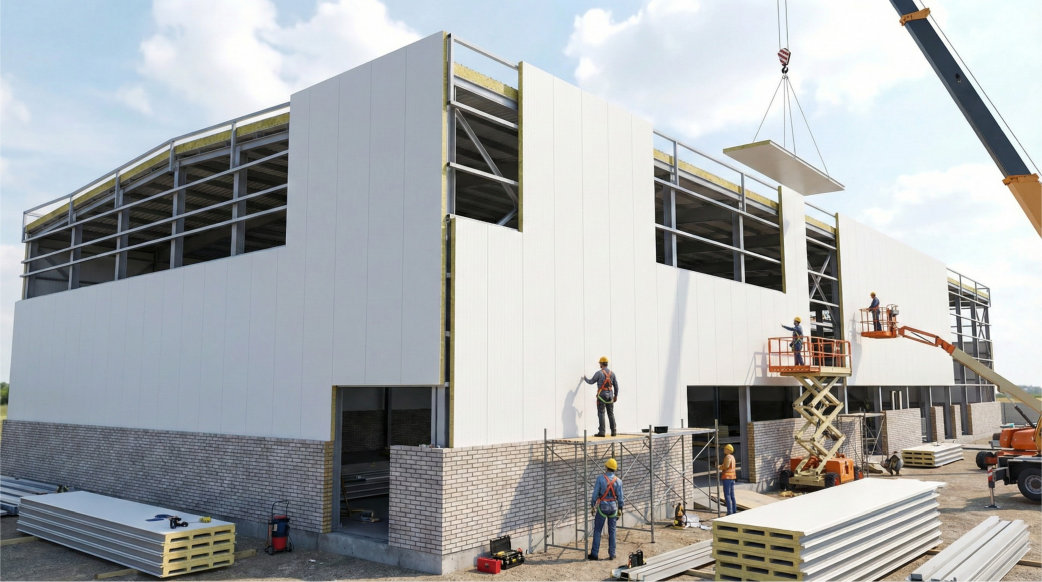 sandwich panels for cold storage building